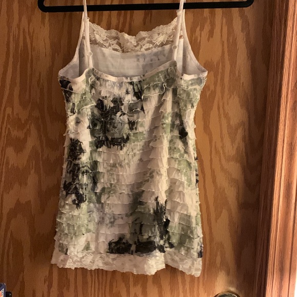 Y2K ruffle tank top lace trim - Picture 4 of 6